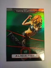 Usado, WWE Alicia Fox #125 2010 Topps Platinum Green Parallel Card SN /499 + Bônus! comprar usado  Enviando para Brazil