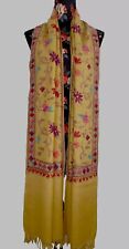 Yellow pashmina scarf for sale  SALISBURY