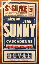 Circus poster jean d'occasion  Expédié en Belgium