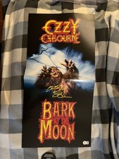Usado, Ozzy Osbourne autógrafo BARK AT THE MOON álbum cartaz inster Beckett Witness certificado de autenticidade comprar usado Usado, Ozzy Osbourne autógrafo BARK AT THE MOON álbum cartaz inster Beckett Witness certificado de autenticidade comprar usado  Enviando para Brazil