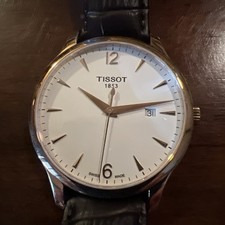Relógio masculino Tissot Tradition branco T063.610.36.037.00 comprar usado  Enviando para Brazil