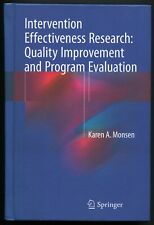 Intervention Effectiveness Research : Improvement & Program Evaluation by Monsen segunda mano  Embacar hacia Argentina