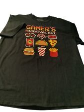 Camiseta VFIFTHSUN XL preta kit de sobrevivência gamer gráfico comprar usado  Enviando para Brazil