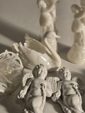 Pilares e decoração de bolo de casamento vintage querubim Wilton sino de casamento enfeites de bolo comprar usado  Enviando para Brazil