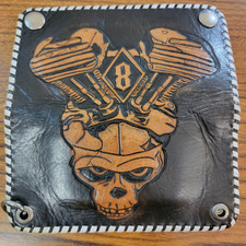 Carved skull leather for sale  Crestview