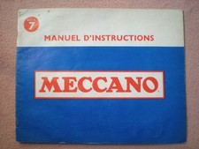 Mecano manuel instruction d'occasion Mecano manuel instruction d'occasion  France