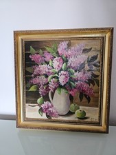 ölgemälde blumenstrauß 37x3 gebraucht kaufen  Berlin