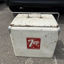 Vintage 7up white for sale  Branford