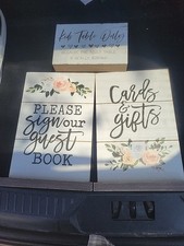 Wedding decorations signs for sale  Pierce