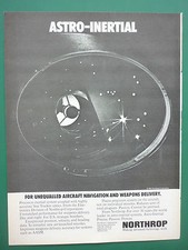 12/1983 PUB NORTHROP ELECTRONICS DEFENSE ASTRO-INERTIAL SYSTEMS SAC BOMBERS AD, usado comprar usado  Enviando para Brazil