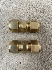 8mm brass bulkhead for sale  PONTEFRACT