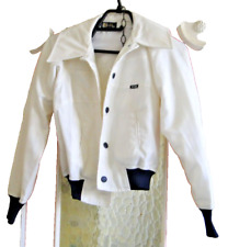 Blouson bomber blanc d'occasion  Amboise