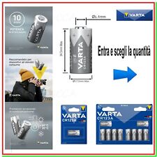 Batteria cr123a litio usato  Pietrasanta