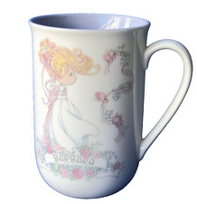 1993 Precious Moments Enesco Collection *BARBARA* xícara/caneca de café de porcelana 8 oz comprar usado  Enviando para Brazil
