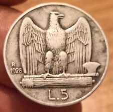 Moneta lire 1928 usato  Olbia