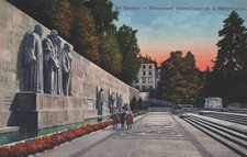 Cartolina geneve monument usato  Bologna