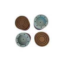 Protetores de piso de borracha resistentes para móveis 2" antiderrapante azul conjunto de 4 comprar usado  Enviando para Brazil
