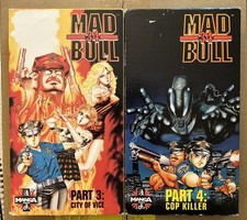 Mad Bull 34 Parts 3 & 4 VHS Lot Manga Video Anime OVA Unrated Dubbed Rare OOP comprar usado  Enviando para Brazil