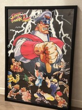 Street Fighter 2 para pôster década de 1990 Capcom original comprar usado Street Fighter 2 para pôster década de 1990 Capcom original comprar usado  Enviando para Brazil