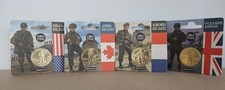 Lot 4 x 1/4€ Euros Quarter D Day 4 Soldats 2024, usado comprar usado  Enviando para Brazil