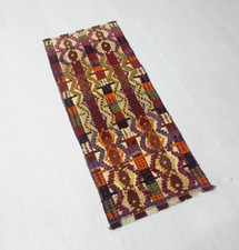 tapete kilim exclusivo bordado de lã, kilim turco tecido à mão, 1,6x4 pés, usado comprar usado  Enviando para Brazil