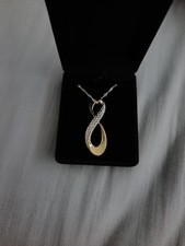 Infinity pendant necklace for sale  BARNSLEY
