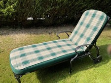 Metal sun lounger for sale  BACUP