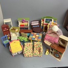 Móveis vintage Fisher Price My Loving Family para casa de bonecas 18 peças lavanderia de cozinha, usado comprar usado  Enviando para Brazil