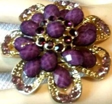 Bague réglable pétales d'occasion  Le Blanc-Mesnil