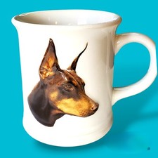 Caneca Doberman para Cachorro 3D Pinsher Dobie Pet Filhote Xícara Alemã Café Chá Bebida Bom Menino comprar usado  Enviando para Brazil