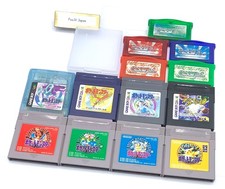 Lote 13 Gameboy & GBA Pokemon esmeralda rubi safira ouro prata cristal limpo, usado comprar usado  Enviando para Brazil