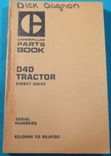 CAT CATERPILLAR D4D TRATOR DE ESTEIRA TRATOR TRATOR MANUAL LIVRO S/N 82J3444-4150 comprar usado  Enviando para Brazil