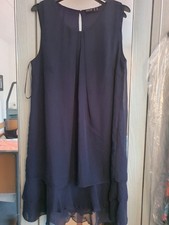 Cocktailkleid dunkelblau polye gebraucht kaufen  Berlin