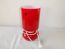 Nachttischlampe glaslampe rot gebraucht kaufen  Wiesau