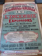 Old poster compagnie d'occasion  Expédié en Belgium