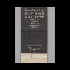 Matchbook cover utility for sale  Raymond