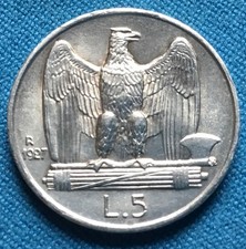 Moneta lire 1927 usato  Garlasco