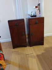 Vintage bedside cabinets for sale  HAILSHAM