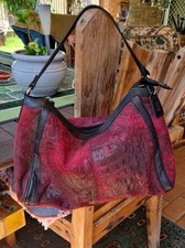 Bolsa de mão de couro genuíno e camurça marrom borgonha desgastada patchwork comprar usado Bolsa de mão de couro genuíno e camurça marrom borgonha desgastada patchwork comprar usado  Enviando para Brazil