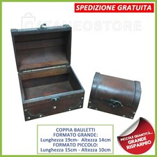 Coppia bauletti vintage usato  Casapesenna