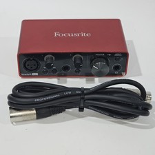 Focusrite Scarlett Solo 3ª Geração Interface de Áudio 2 Canais SEM CABO DE ALIMENTAÇÃO comprar usado  Enviando para Brazil