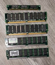 Lote de 5 Módulos Inteligentes, RAM, Memória, Computador Antigo, SIMM 32MB, 72 Pinos comprar usado  Enviando para Brazil