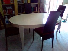 Tavolo bianco laccato usato  Valenzano