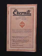 Publicite 1935 eternit d'occasion  Besançon