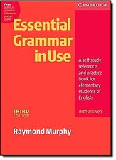 ESSENTIAL GRAMMAR IN USE WITH ANSWERS: A SELF-STUDY By Raymond Murphy EXCELLENT, usado comprar usado  Enviando para Brazil