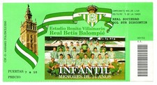 Usado, ENTRADA FUTBOL REAL BETIS BALOMPIE - REAL SOCIEDAD 1990 INFANTIL GOL SUR Nº01153 comprar usado  Enviando para Brazil