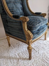 French giltwood wingback for sale  TRING