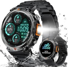 Męski smartwatch LaNikar KE3 1,45" wojskowy wodoodporny z funkcją telefonu na sprzedaż  PL
