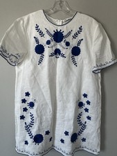 Zara embroidered linen for sale  Buffalo