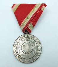 1915 Bułgarski Medal Czerwonego Krzyża Bułgarii, klasa srebra na sprzedaż  PL